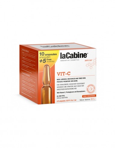 Pack 15 Ampollas Faciales de 2 ml Vitamina C-Tratamiento hidratante de día