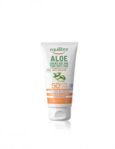 Crema Solar Facial Anti-Edad de Aloe SPF50-Protector Solar Facial